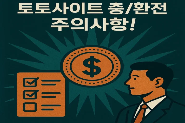 토토사이트 충환전 주의사항_토토센터